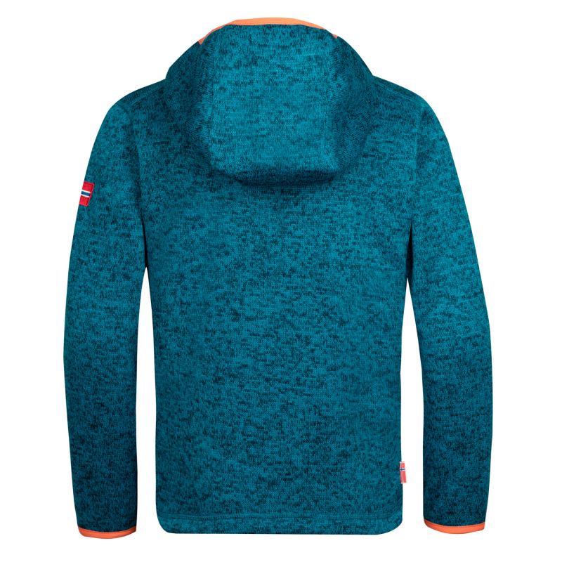 Trollkids Kids Jondalen Jacket XT atlantic Jr fleece jacket 222-197 Clothing/Lifestyle/Trollkids Your Sports Performance