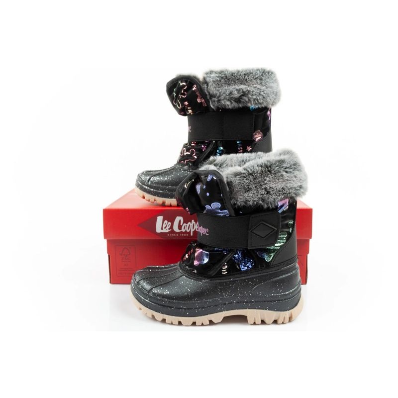 Lee Cooper winter boots children's insulated snow boots for girls black In preparation Your Sports Performance