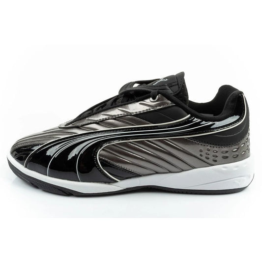 Puma sports shoes sneakers youth V-S2 Goalgetter fashionable silver Puma