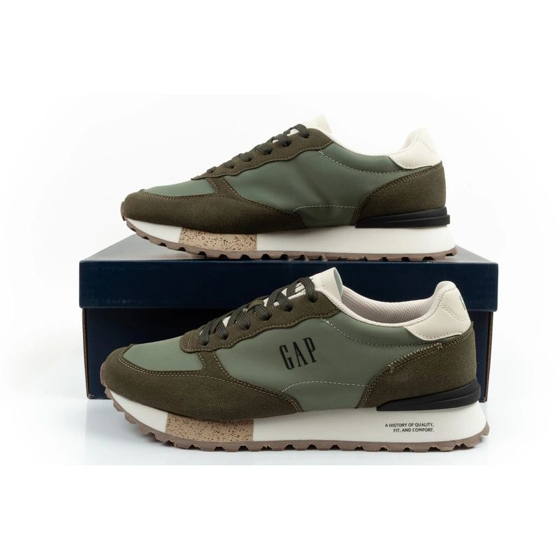 Gap men's sports shoes Osaka green sneakers comfortable fashionable Your Sports Performance