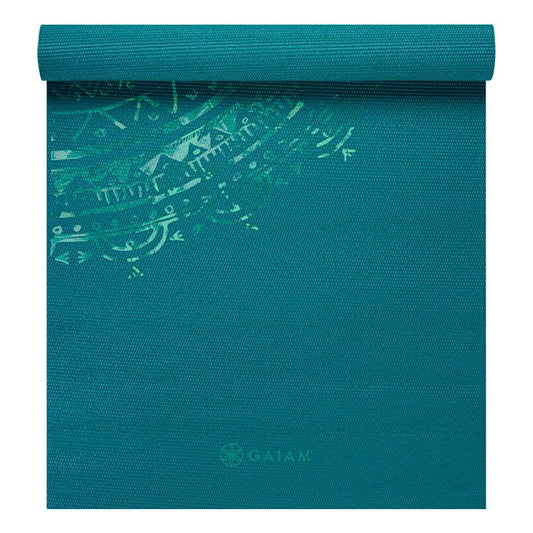 Yoga mat GAIAM Jade Mandala 4mm 61972 Accessories/Training equipment Your Sports Performance