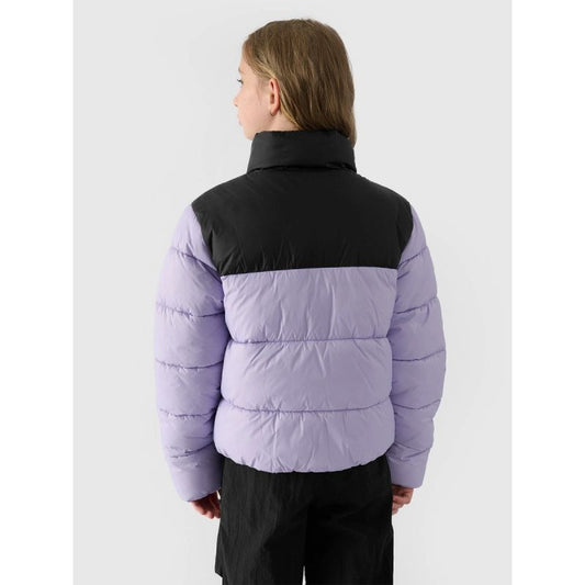 Girls' down jacket with synthetic filling 4F Junior 4FJWAW24TDJAF452-51S *Kategoria tymczasowa Your Sports Performance