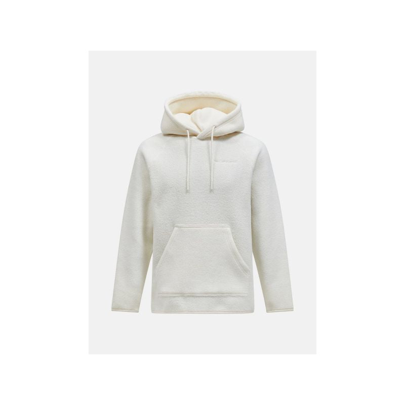 Peak Performance M Fleece Hood, white Import z PMSport Your Sports Performance