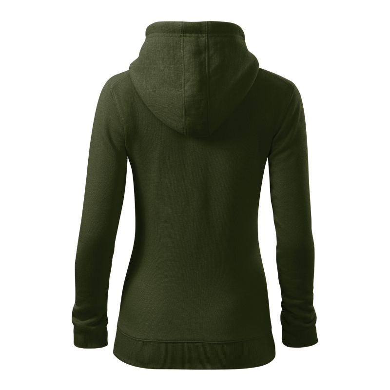 Women's Trendy Zipper Sweatshirt (Military) In preparation Your Sports Performance
