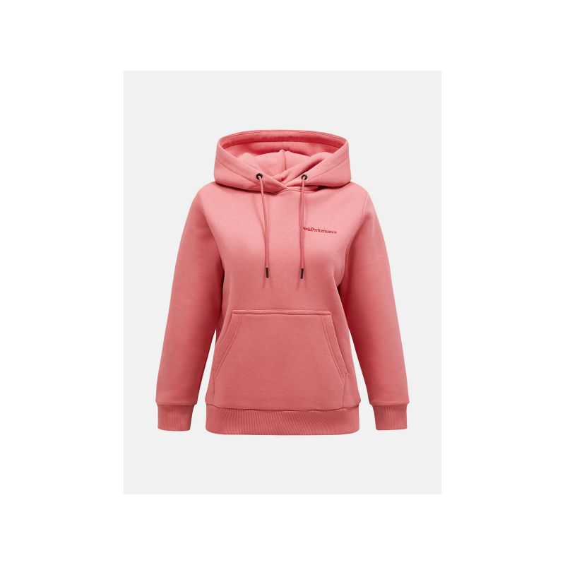 Peak Performance W Original Small Logo Hood Pink Import z PMSport Your Sports Performance