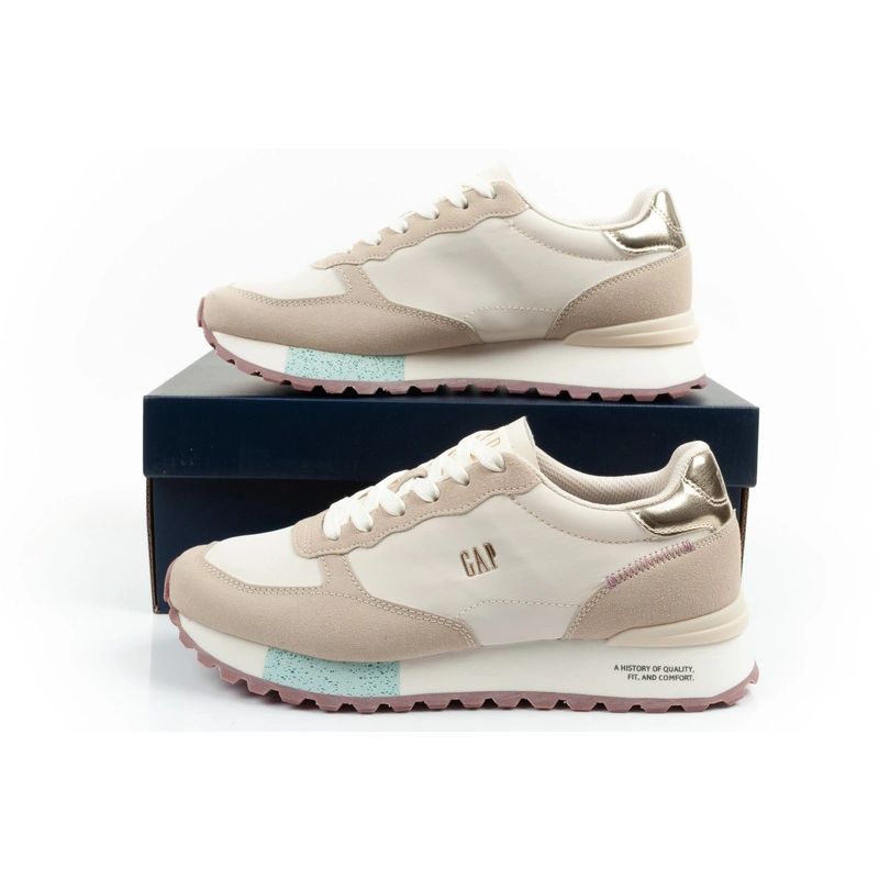 Gap women's sports shoes Osaka beige sneakers comfortable fashionable Your Sports Performance