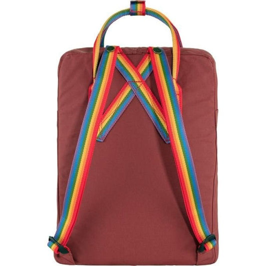 Fjallraven Kanken Rainbow backpack - ox red/rainbow pattern Odzież militarna/Spodnie Your Sports Performance