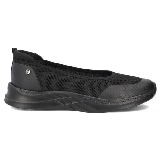 Black Filippo DP7599 textile platform shoes Filippo