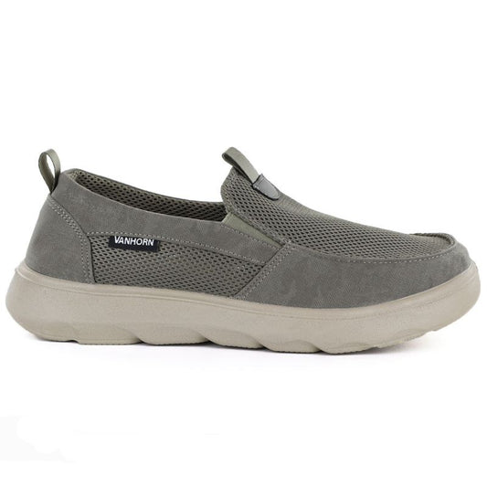 Men's Khaki Slip-On Shoes Vanhorn WN32302 VanHorn