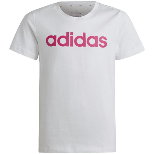 adidas Essentials Linear Logo Cotton Slim Fit Tee Jr IC3150 Clothing/Lifestyle/T-shirts Adidas