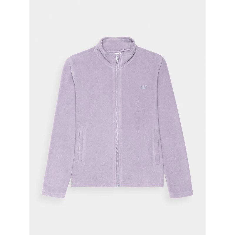 Slim fleece with stand-up collar for girls 4F Junior 4FJWMM00TFLEF261-52S *Kategoria tymczasowa Your Sports Performance