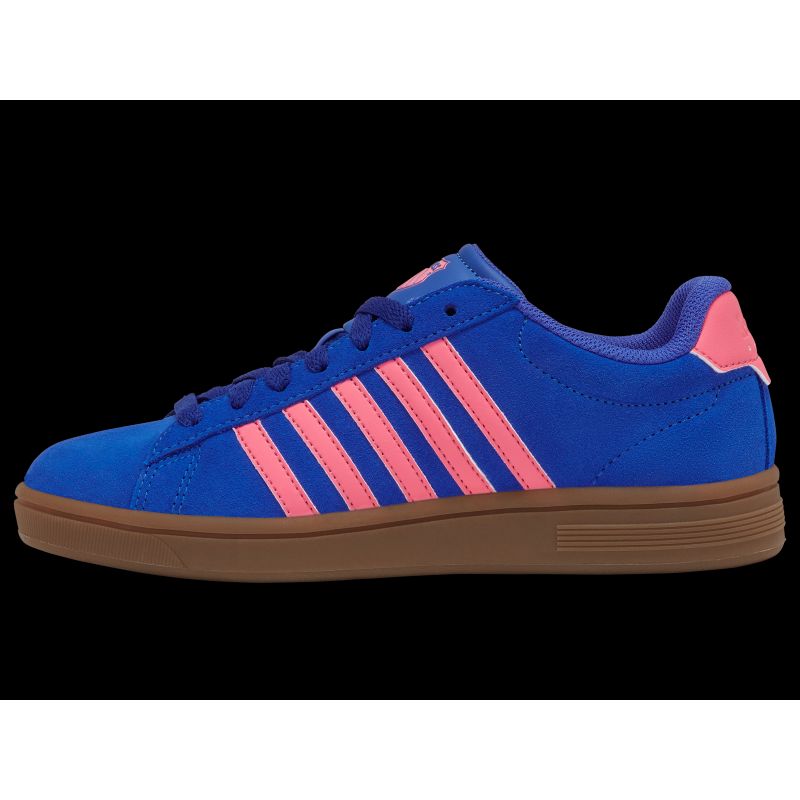 K-swiss COURT TIEBRK II SDE DAZZLING BLUE/PINK LEMONADE/GUM-M sneakers (99492-480-M) K- Swiss