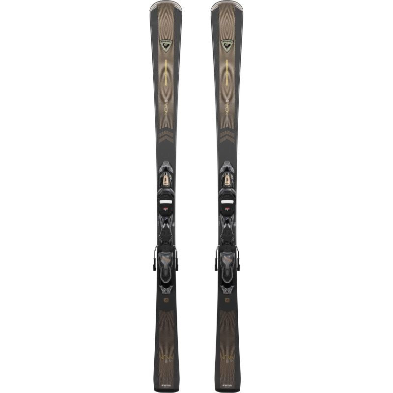 ROSSIGNOL NOVA 8 XPRESS / XPRESS W 11 GW B83 GREY BRONZE ski set Import z PMSport Your Sports Performance