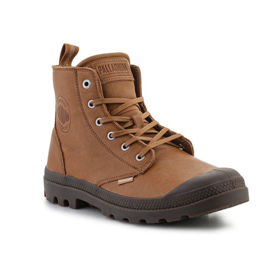 Palladium Pampa Zip Lth Ess U shoes 76888-252-M Dear Brown Footwear/Lifestyle/Palladium Your Sports Performance