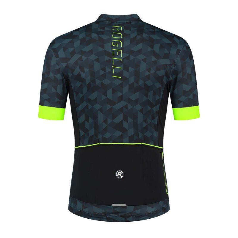 Rogelli RUBIK T-shirt blue-fluorescent M Rogelli/Rower/Men/Koszulki Your Sports Performance