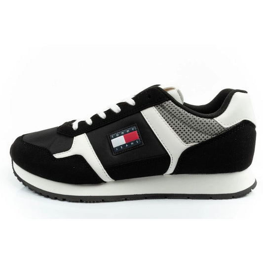 Tommy Hilfiger Men's Tjm Runner Casual Black Sneakers Tommy Hilfiger