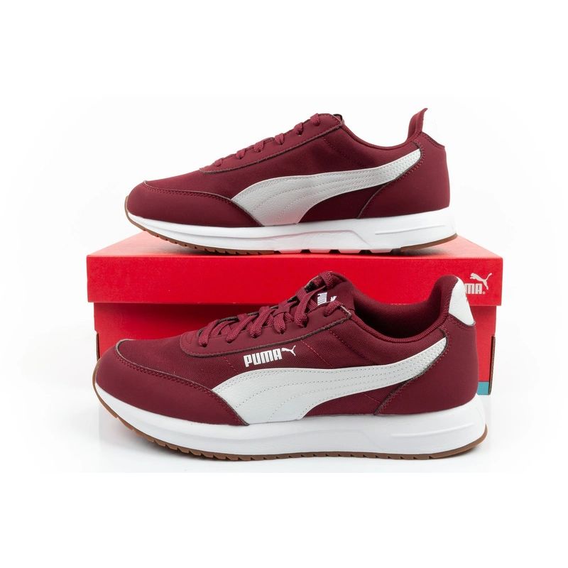 Puma sports shoes sneakers men's R78 Lightwind comfortable fashionable burgundy Puma