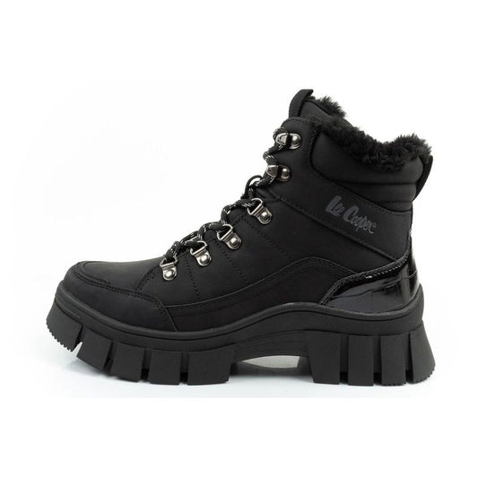 Lee Cooper women's winter hiking sports shoes, insulated, black, high In preparation Your Sports Performance