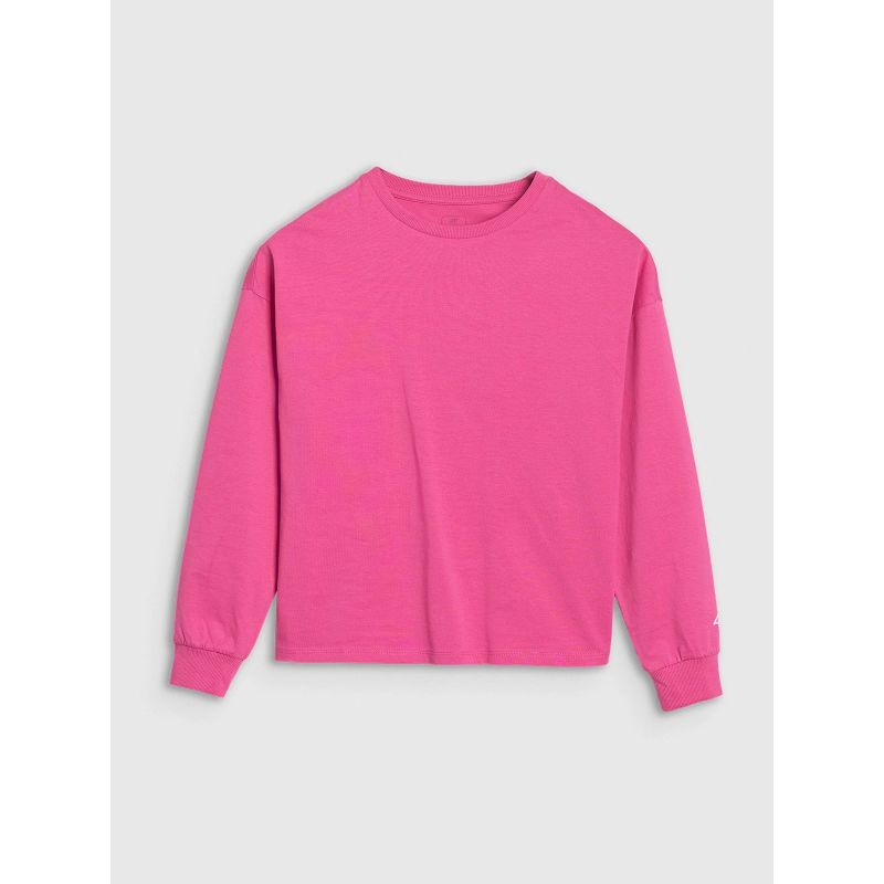 Longsleeve oversize smooth girls 4F 4FJWSS25TLONF377-54S *Kategoria tymczasowa Your Sports Performance