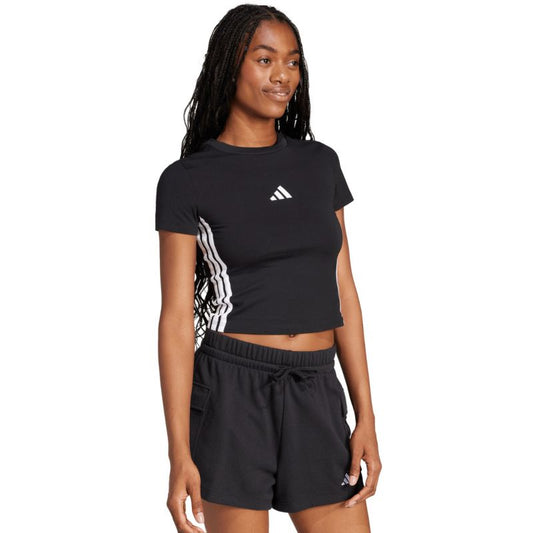 adidas Essentials 3-Stripes Slim Baby T-Shirt W JC8325 Clothing/Lifestyle/T-shirts Adidas