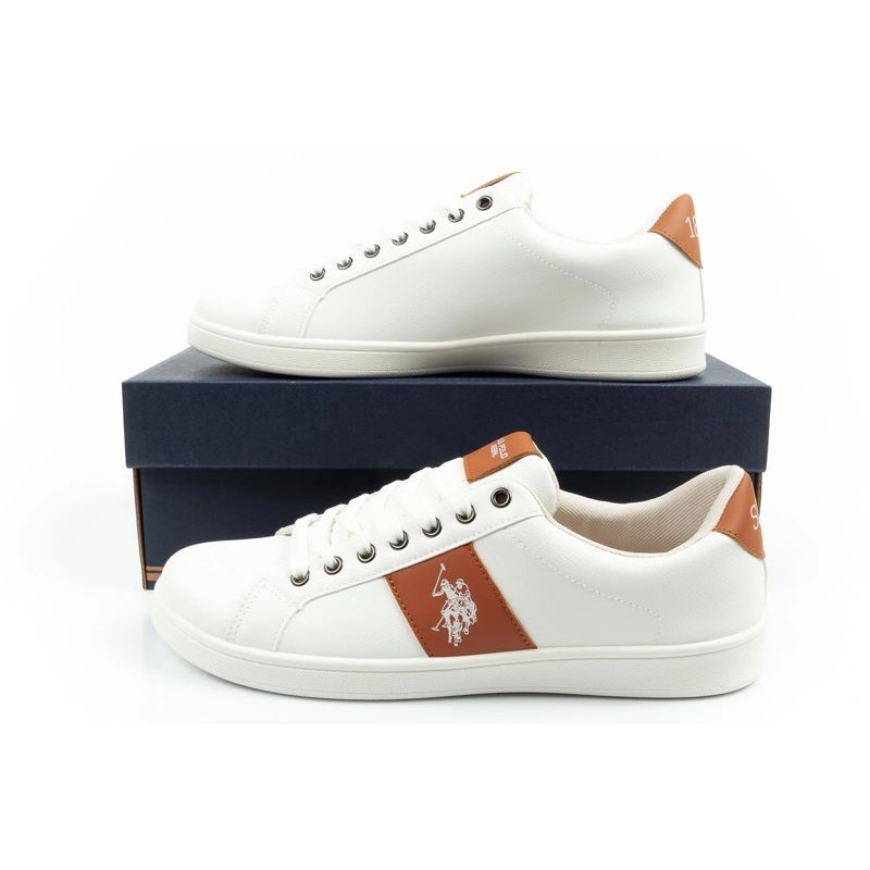 US Polo Assn. shoes sneakers men's fashionable white comfortable Your Sports Performance