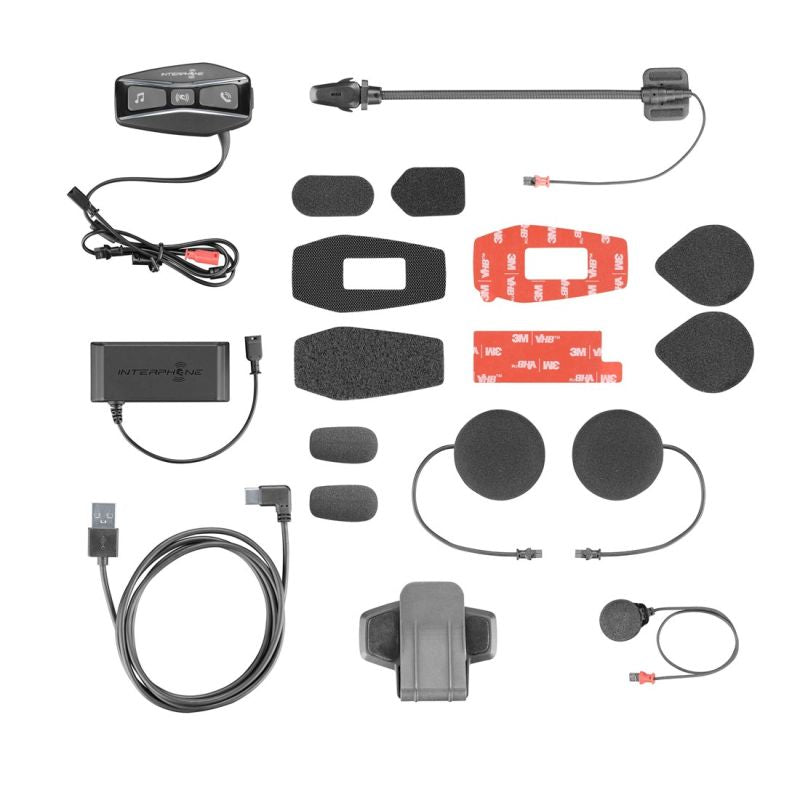 INTERPHONE U-COM 4 motorcycle intercom, set for 1 helmet In preparation Your Sports Performance