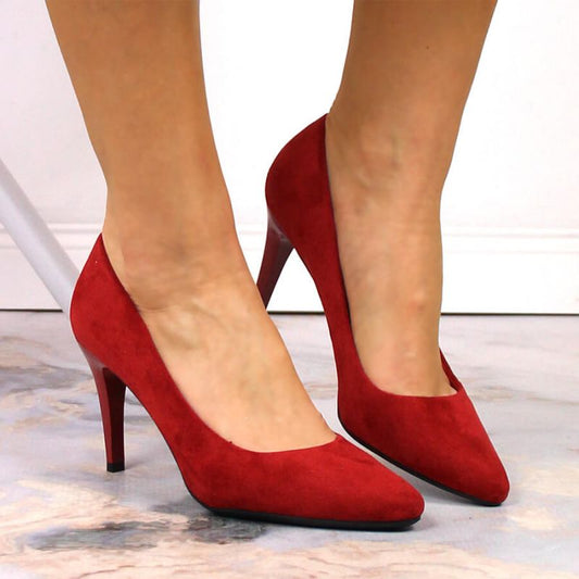 Sergio Leone W SK379K red suede high heels Footwear/Lifestyle/Sergio Leone Your Sports Performance