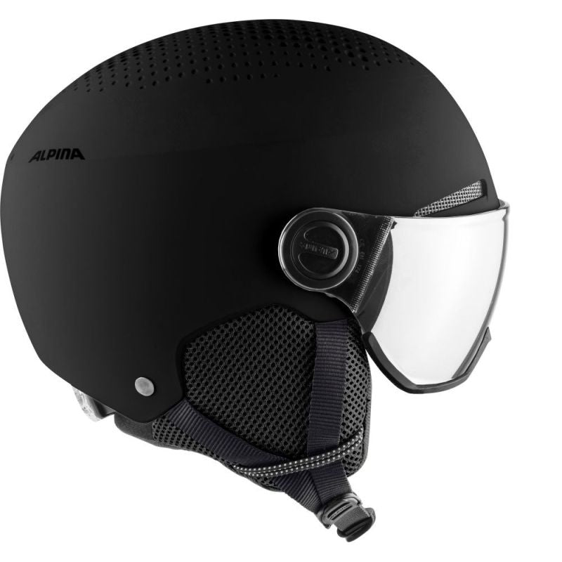 ALPINA ARBER VISOR Q LITE BLACK ski helmet 58-61 Narciarstwo/Kaski Your Sports Performance