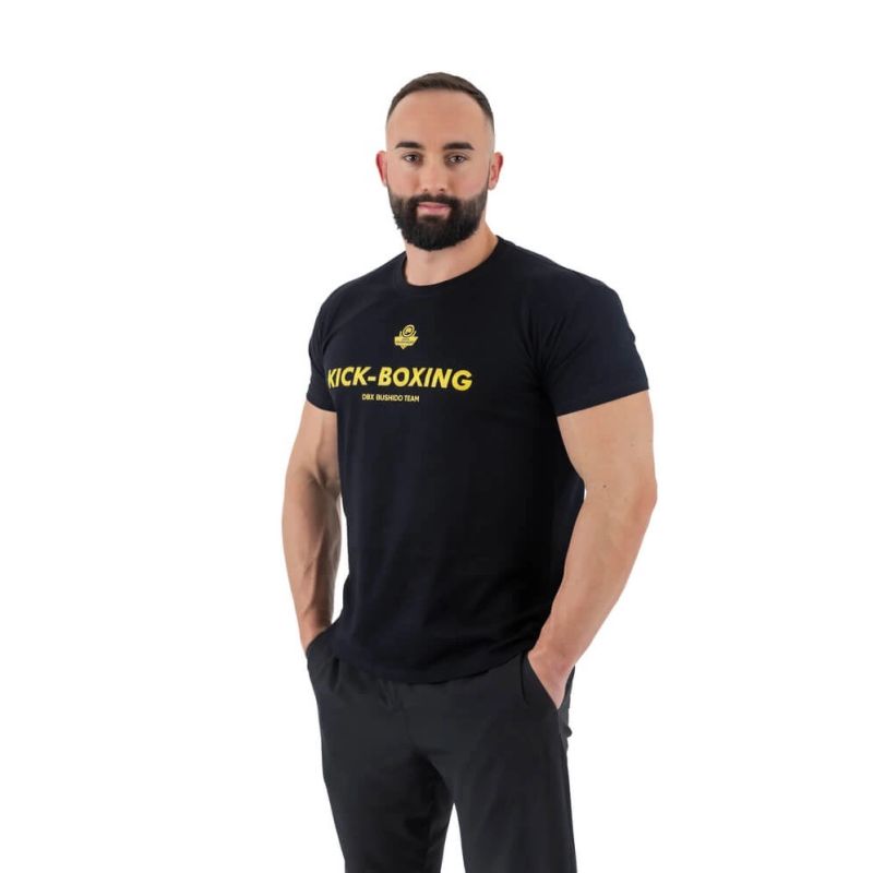 Cotton T-shirt "Kick-boxing" - M ODZIEŻ - Koszulki treningowe Your Sports Performance