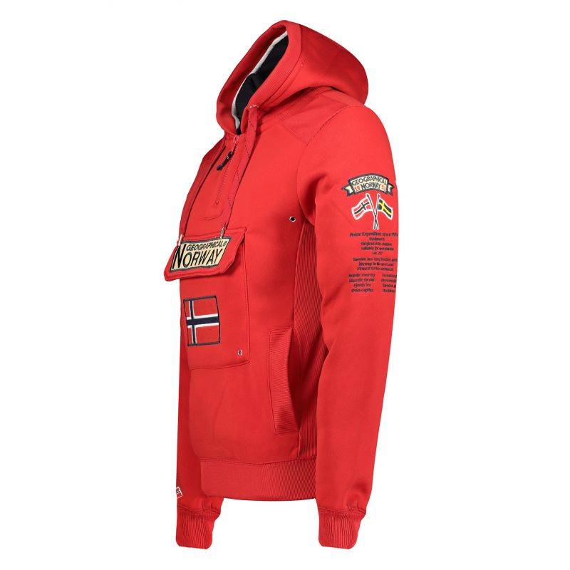 Geographical Norway Gymclass DB 054 M WW2485H/GN-Red sweatshirt Geographical Norway