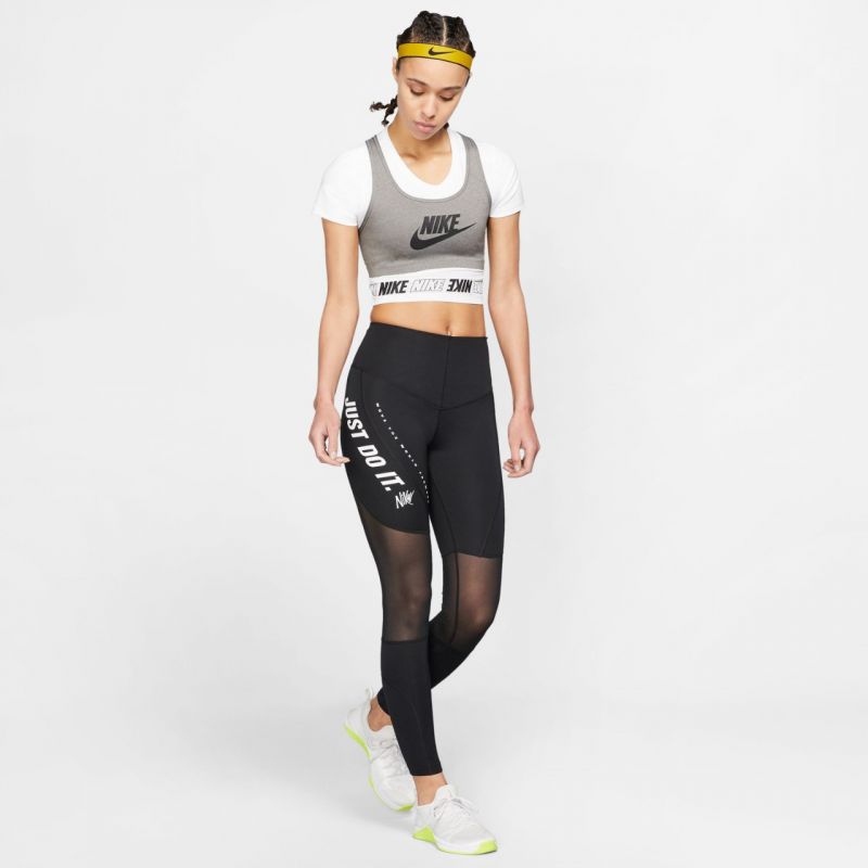 Nike Futura Swoosh Sports Bra Gray 899370 091 In preparation Nike