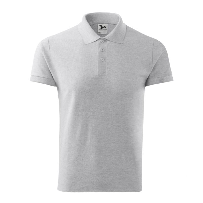 Malfini Cotton M MLI-21203 polo shirt light gray melange Clothing/Lifestyle/T-shirts/Malfini Malfini
