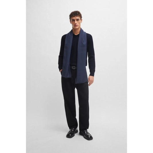 BOSS Pacello-L BLU V-Neck Sweater (50506042-404) Boss