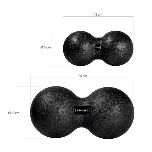 Double massage ball / Duo Ball HMS BLM02 12 * 24CM Accessories/Training equipment/Masażery Your Sports Performance