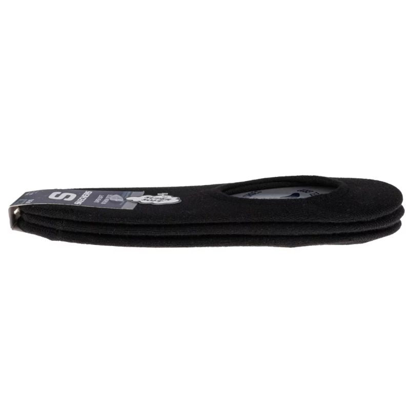 Skechers 3pk Mens Non Terry No Show S112219-BLK Black 41-46 In preparation Your Sports Performance