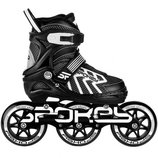 Inline skates Spokey Khan Bk / Wh Jr 927032-927033 Accessories/Skating/Rolki (pozostałe) Your Sports Performance