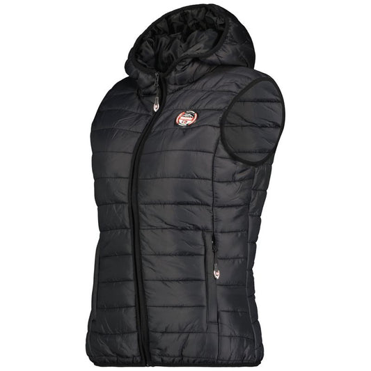 Geographical Norway Vatika Hood EO 233 Jr WW2008E/GNO-Black vest Clothing/Outdoor/Geographical Norway Your Sports Performance