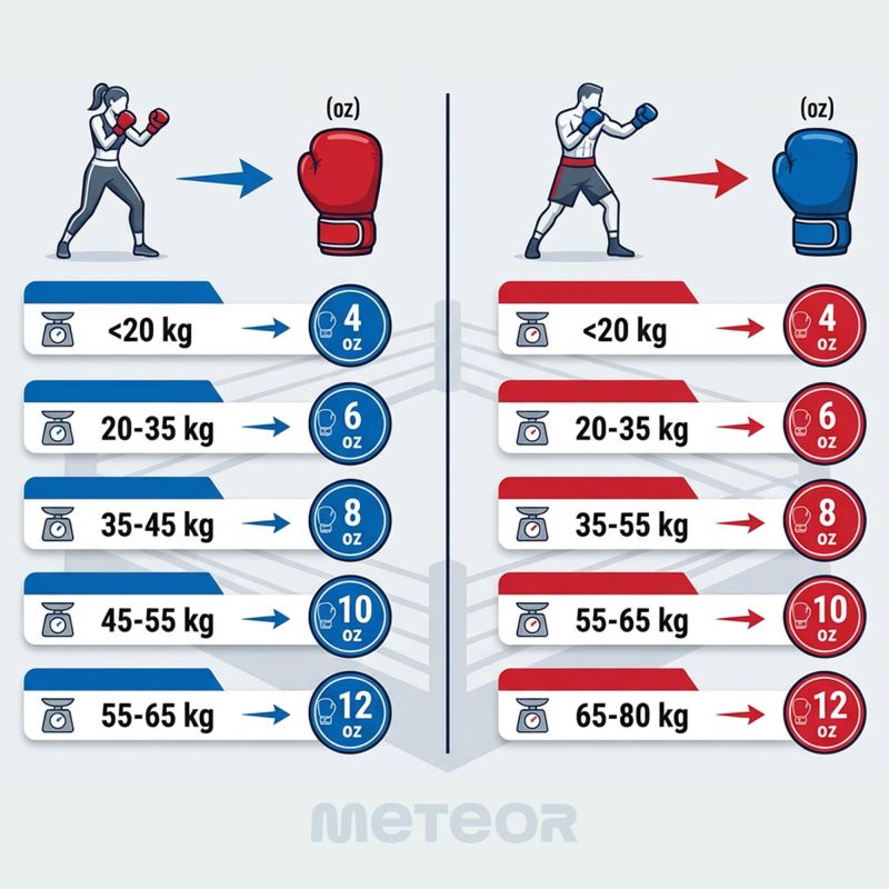 Meteor 6 oz Training Boxing Gloves, Velcro, PU In preparation Your Sports Performance