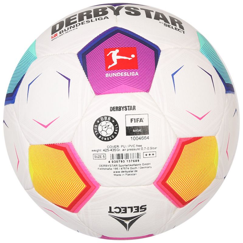 Ball Select DerbyStar Bundesliga 2023 Brilliant Replica 3955100059 Accessories/Balls/Football Select