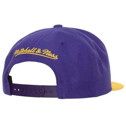 Mitchell & Ness NBA Los Angeles Lakers NBA Team 2 Tone2.0 Snapback NBA Lakers Cap HHSS3264-LALYYPPPPRYW Clothing/Basketball/Mitchell & Ness Your Sports Performance