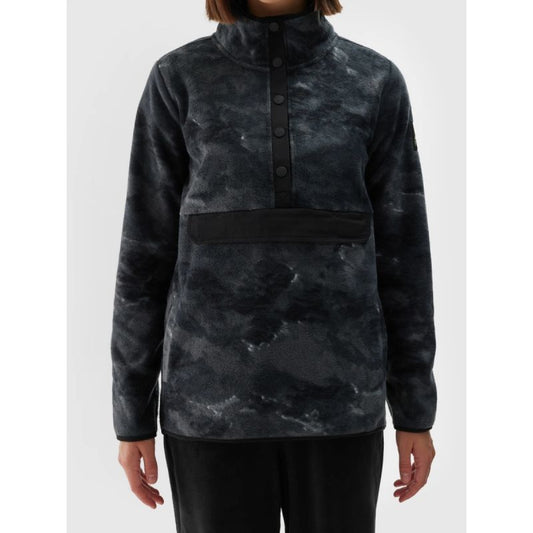 Women's oversize stand-up collar fleece 4F 4FWAW24TFLEF298-90A 4f
