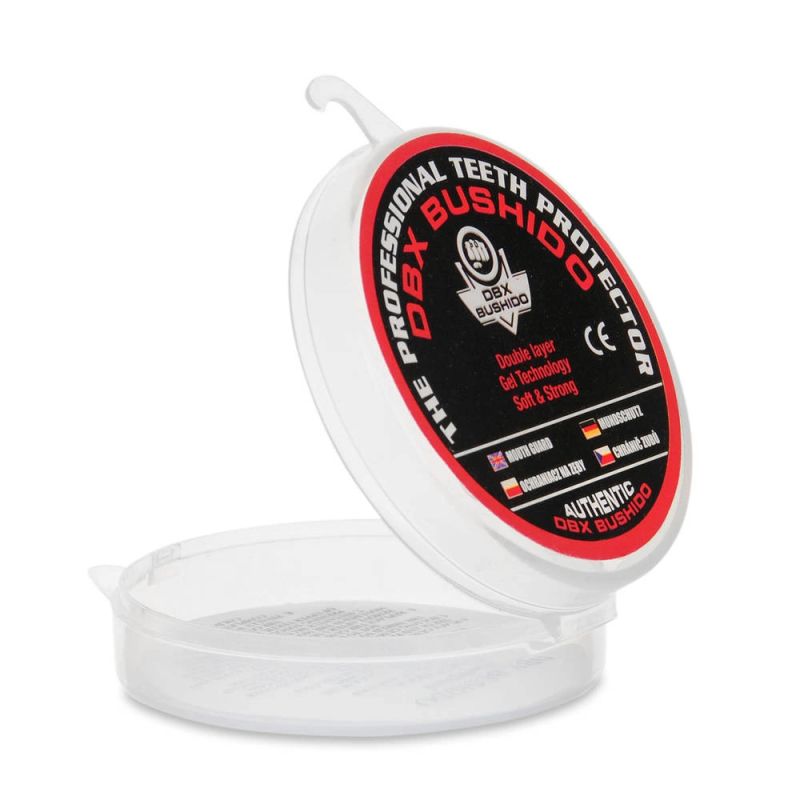Gel Mouthguard + Box - White and Gold | GelTech ochraniacze zębów Your Sports Performance