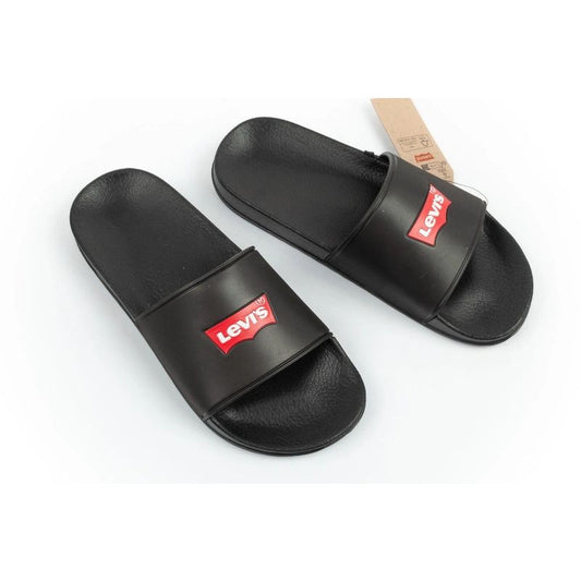Levi's women's sports slippers comfortable fashionable black shoes Levis