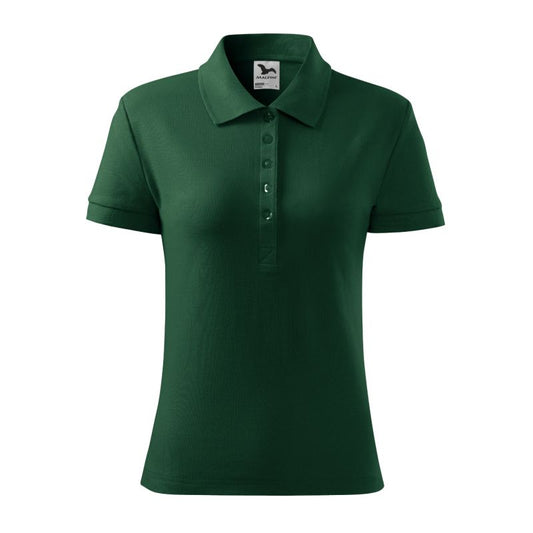 Women's Cotton Polo Shirt (Dark Green) Clothing/Lifestyle/T-shirts/Malfini Your Sports Performance