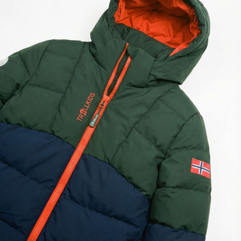 Trollkids Kids Gryllefjord winter jacket for girls/boys, insulated, waterproof (365-322) Trollkids