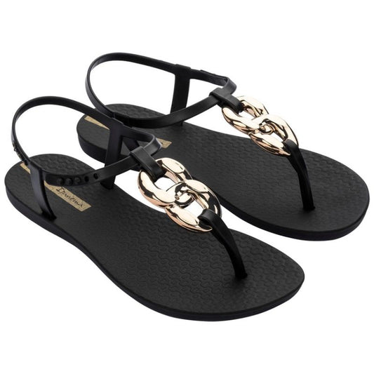Ipanema Sandal Class women's fashionable black and gold flip-flops In preparation Your Sports Performance