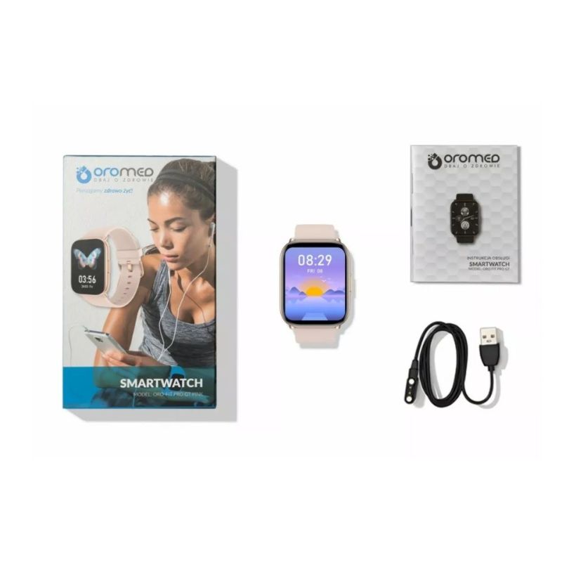 ORO FIT PRO GT PINK Oromed smartwatch In preparation Your Sports Performance