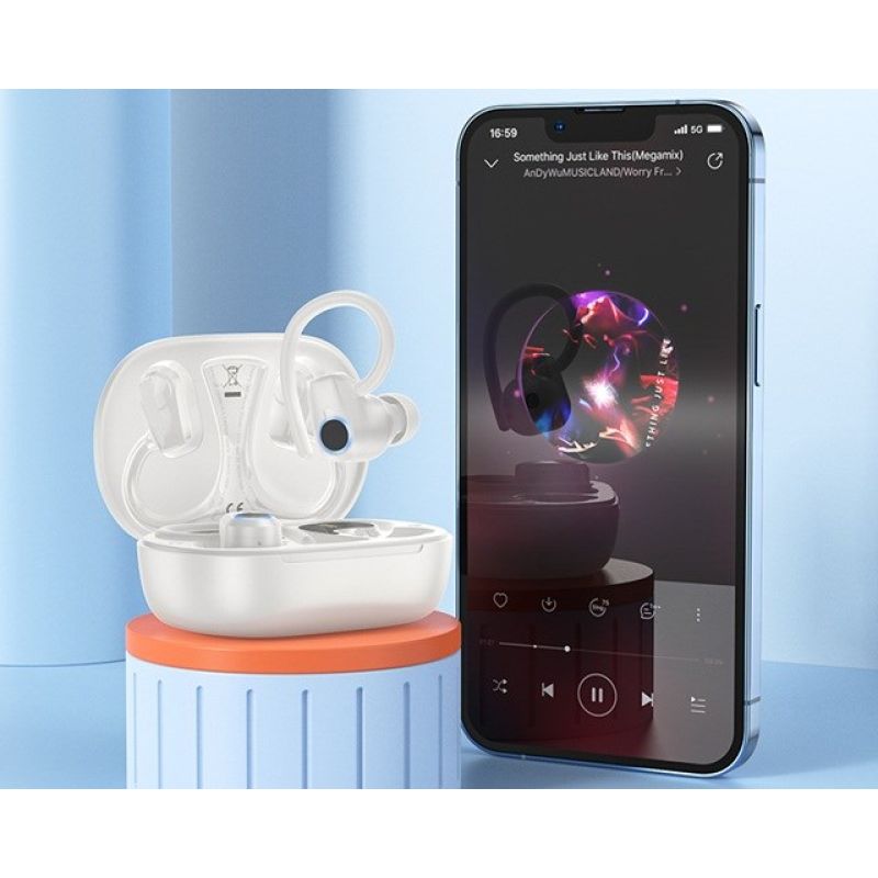 Hoco EQ8 Pure joy wireless headphones (white) In preparation Your Sports Performance