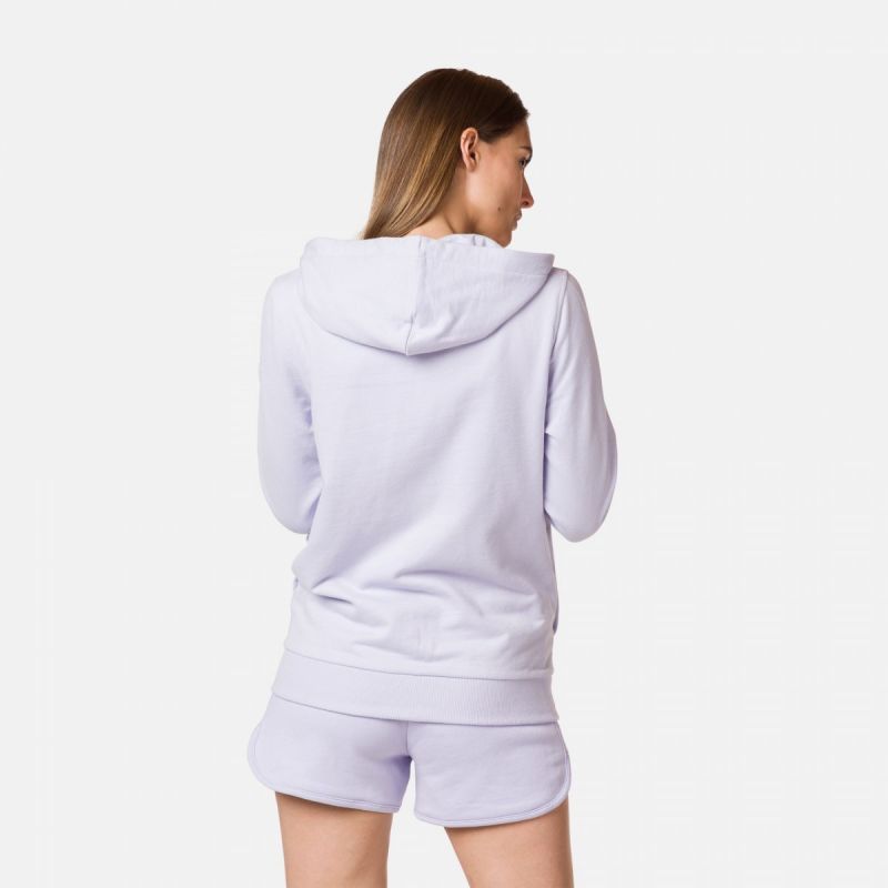 Rossignol Full-Zip Hooded Logo Cotton Sweatshirt W RLKWS07-36L Clothing/Lifestyle/Rossignol Your Sports Performance