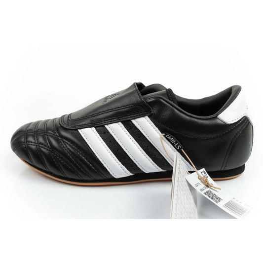 Adidas Women's Taekwondo Sports Shoes Black Leather Slip-On adidas